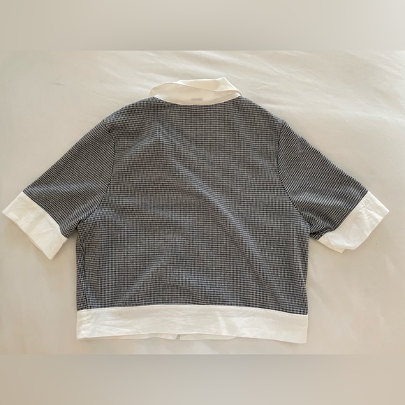 Cropped collared button down - Picture 3 of 5